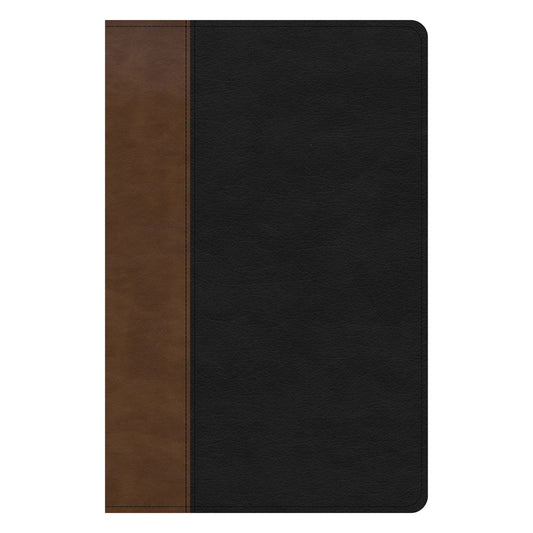 KJV Black and Brown Imitation Leather Personal Size Bible Giant Print