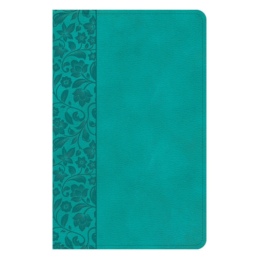 NASB Teal Imitation Leather Personal Size Bible