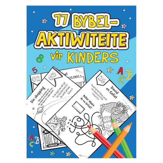 77 Bybelaktiwiteite Vir Kinders (Sagteband)
