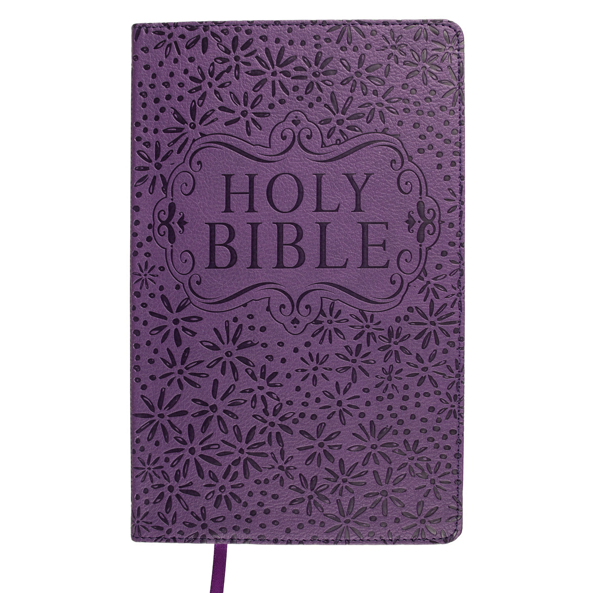 ESV Purple Faux Leather Standard Bible Thumb Indexed