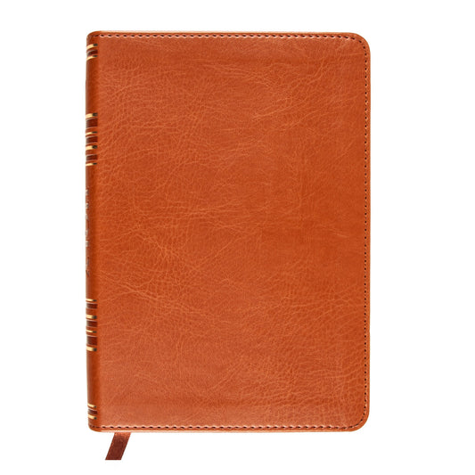 ESV Tan Faux Leather Compact Bible