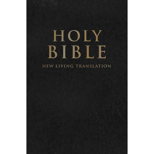 NLT Compact Bible Black Hardcover
