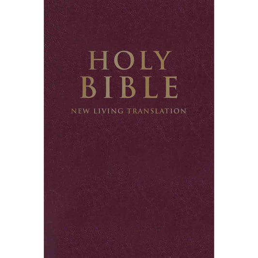 NLT Compact Bible Burgundy Hardcover