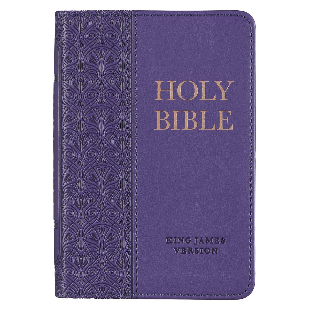 KJV Purple Faux Leather Mini Pocket Bible