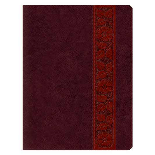 ESV Mahogany Imitation Leather Study Bible Large Print