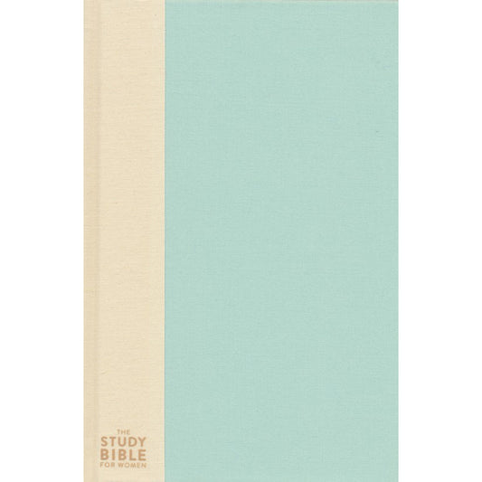 CSB Study Bible For Women Light Turquouise Sand Cloth Over Board (Hardcover)