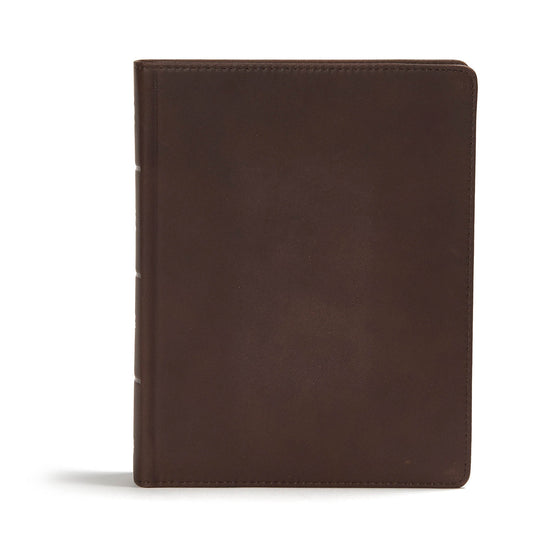 CSB Brown Genuine Leather Study Bible