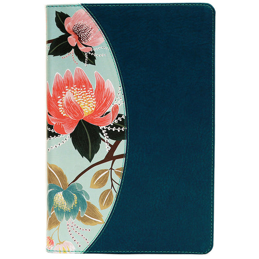 CSB Study Bible For Women Indexed Teal Flowers (Imitation Leather)