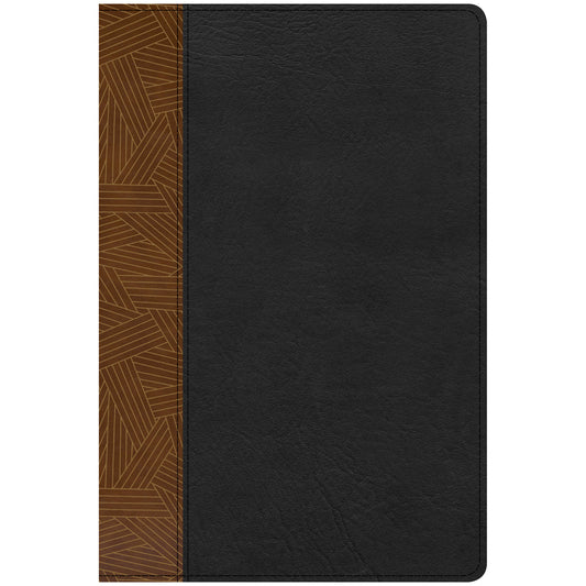 CSB Rainbow Study Bible Black Tan (Imitation Leather)