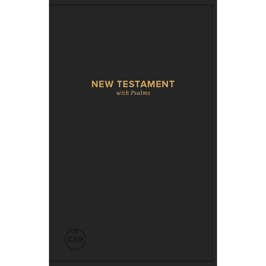 CSB Pocket New Testament With Psalms Black (Paperback)