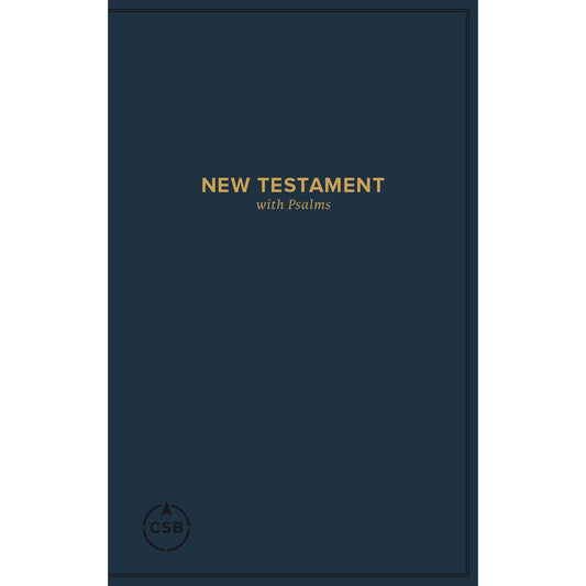 CSB Pocket New Testament With Psalms Navy (Paperback)