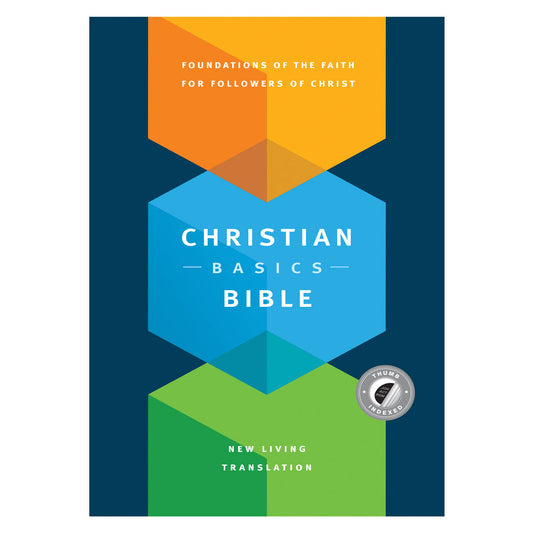 NLT Christian Basics Bible Indexed (Hardcover)