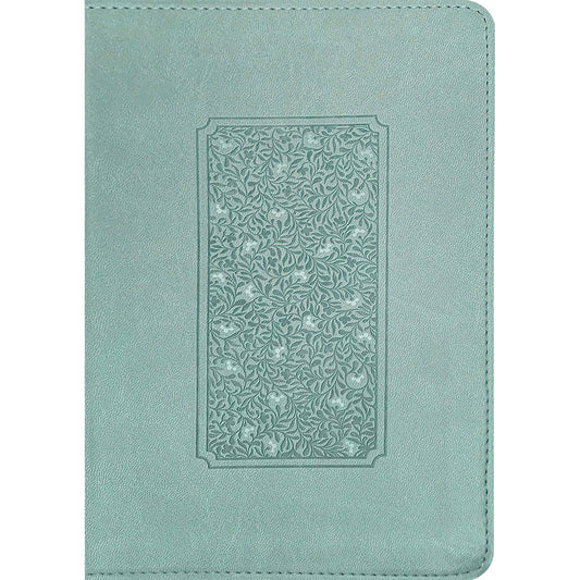 KJV Life Application Study Bible, Third Edition, Red Letter, Floral Frame Teal (Imitation Leather)