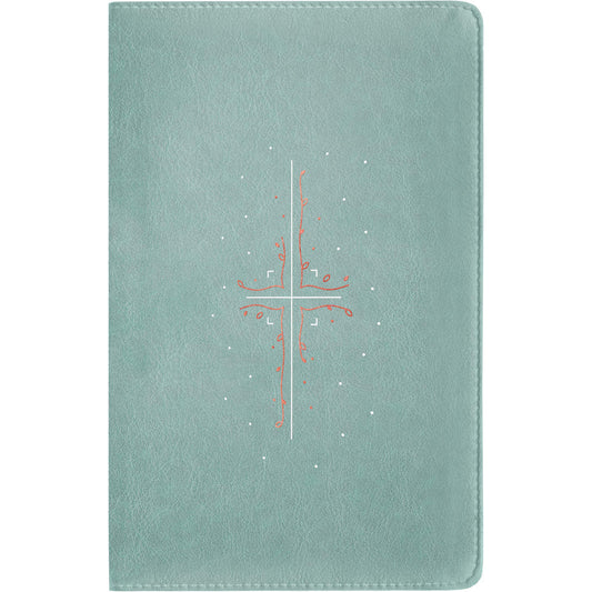 NLT Eucalyptus & Copper Imitation Leather Filament Bible: The Print + Digital Bible