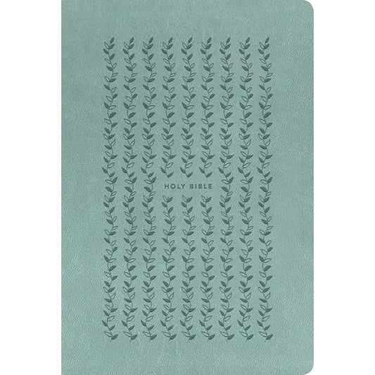 NLT Filament Premium Value Thinline Bible, Large Print, Eucalyptus Teal (Imitation Leather)
