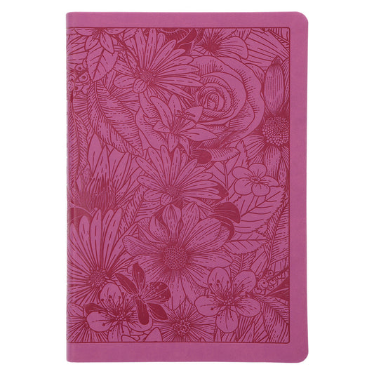 NLT Filament Premium Value Thinline Bible, Large Print, Garden Pink (Imitation Leather)