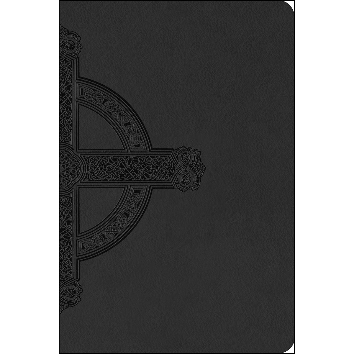KJV Filament Premium Value Thinline Bible Large Print Black Celtic Cross (Imitation Leather)