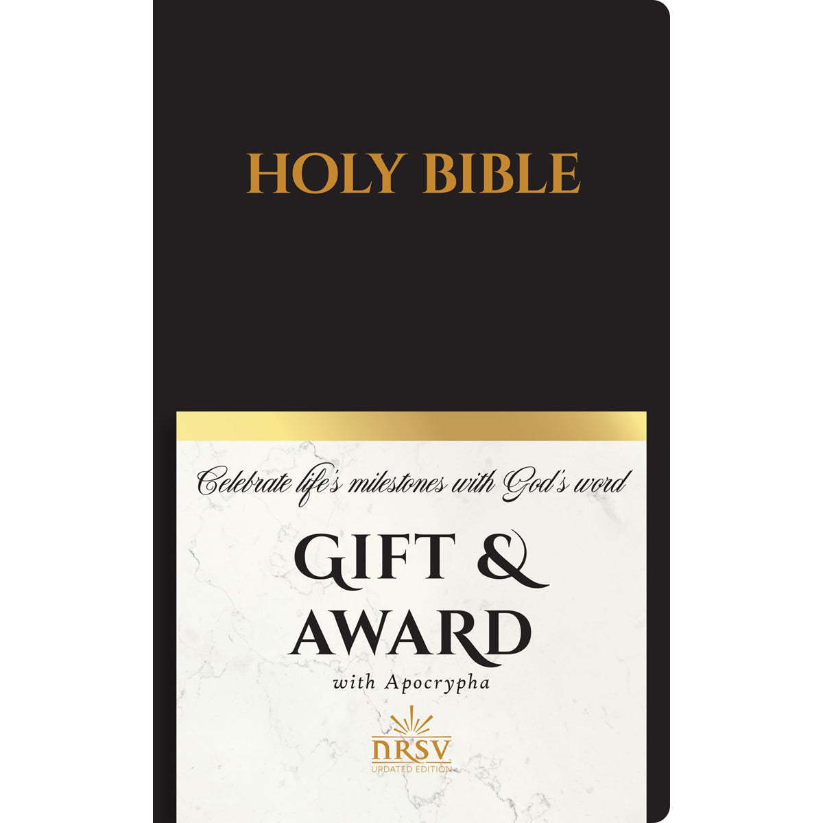 NRSV Gift & Award Bible With Apocrypha Updated Edition, Black (Imitation Leather)