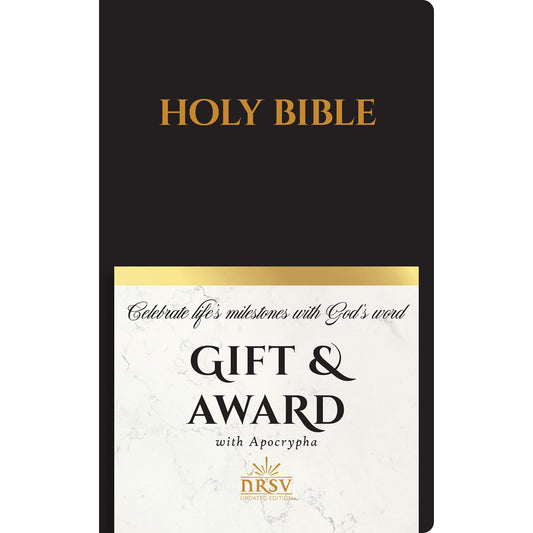 NRSV Gift & Award Bible With Apocrypha Updated Edition, Black (Imitation Leather)