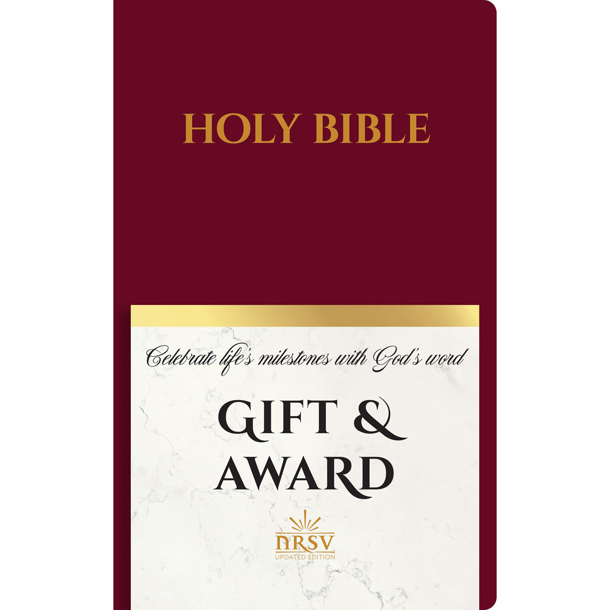 NRSV Updated Edition Gift & Award Bible Burgundy (IM)