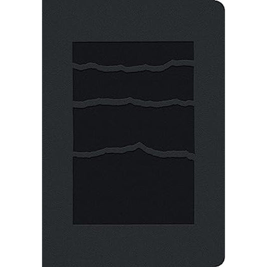 NLT Black Mountainscape Imitation Leather Premium Value Filament Compact Bible