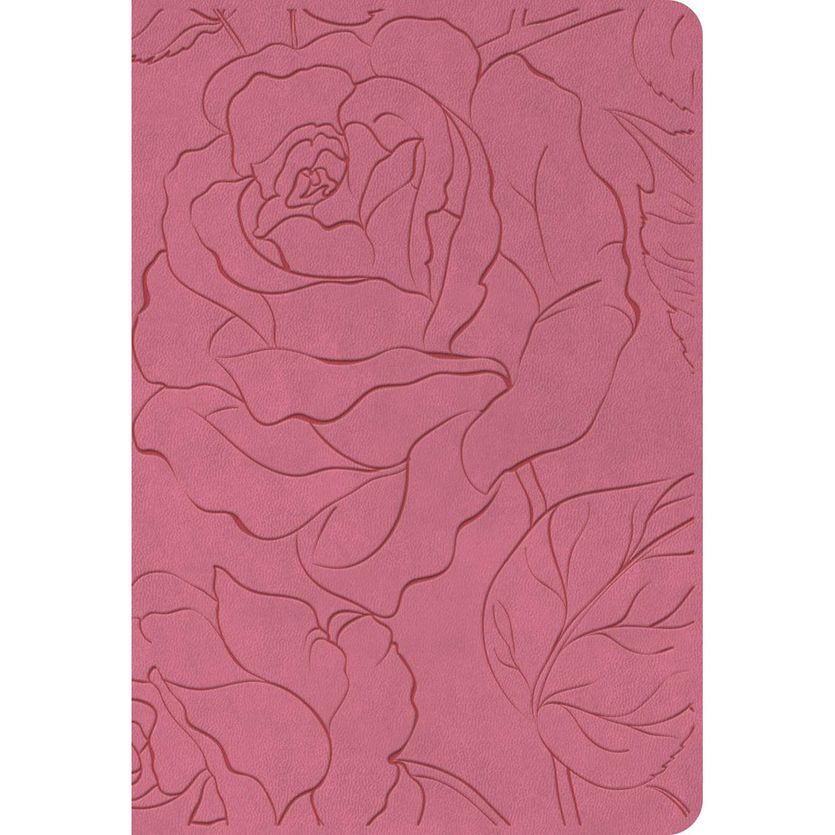 NLT Pink Rose Imitation Leather Premium Value Filament Compact Bible