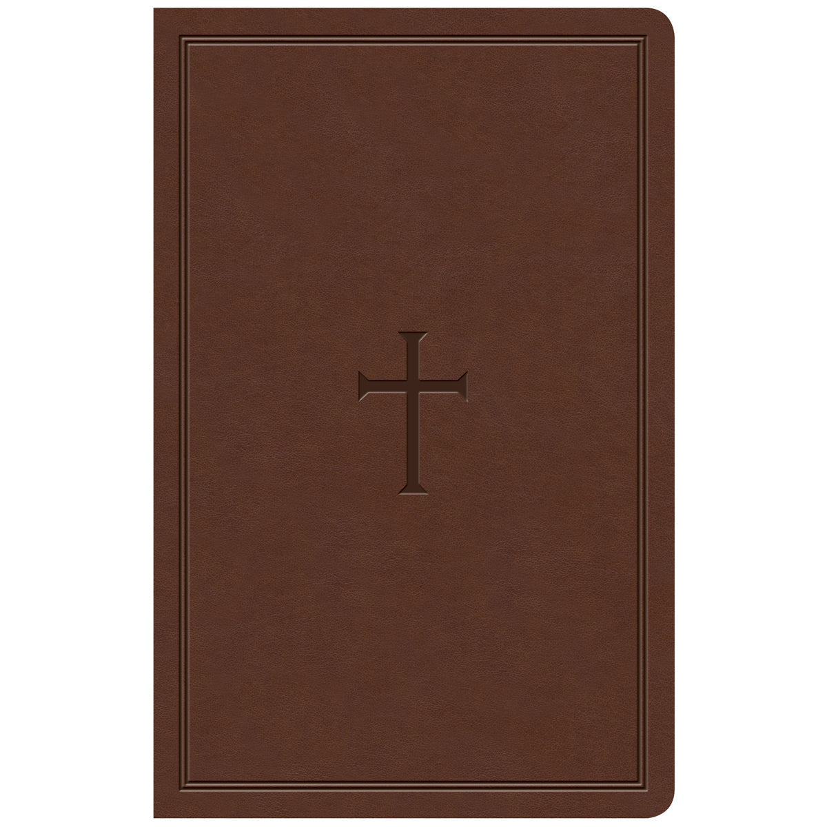 KJV Personal Size Reference Bible Large Print Indexed Brown (Imitation Leather)