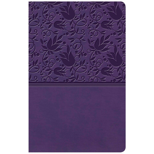 KJV Personal Size Reference Bible Large Print Purple (Imitation Leather)