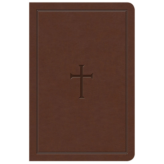 KJV Compact Reference Bible Large Print Brown (Imitation Leather)