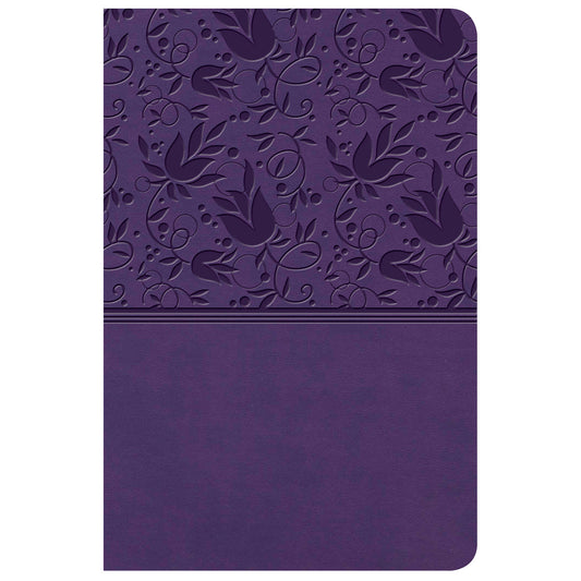 KJV Compact Reference Bible Large Print Purple (Imitation Leather)