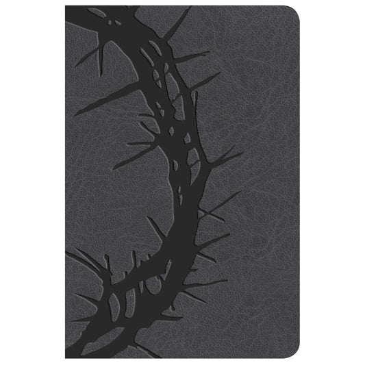 KJV Compact Reference Bible Large Print Charcoal (Imitation Leather)