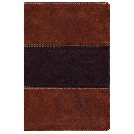 KJV Reference Bible Giant Print Saddle Brown (Imitation Leather)