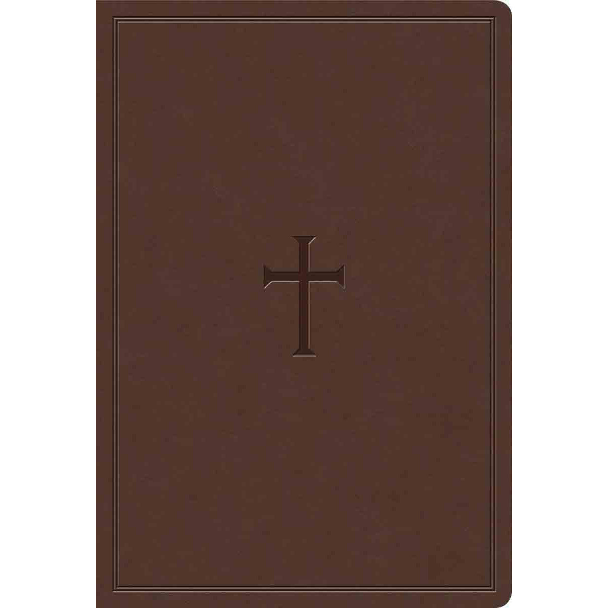 KJV Reference Bible Super Giant Print Brown (Imitation Leather)