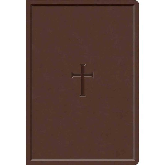 KJV Reference Bible Super Giant Print Indexed Brown (Imitation Leather)