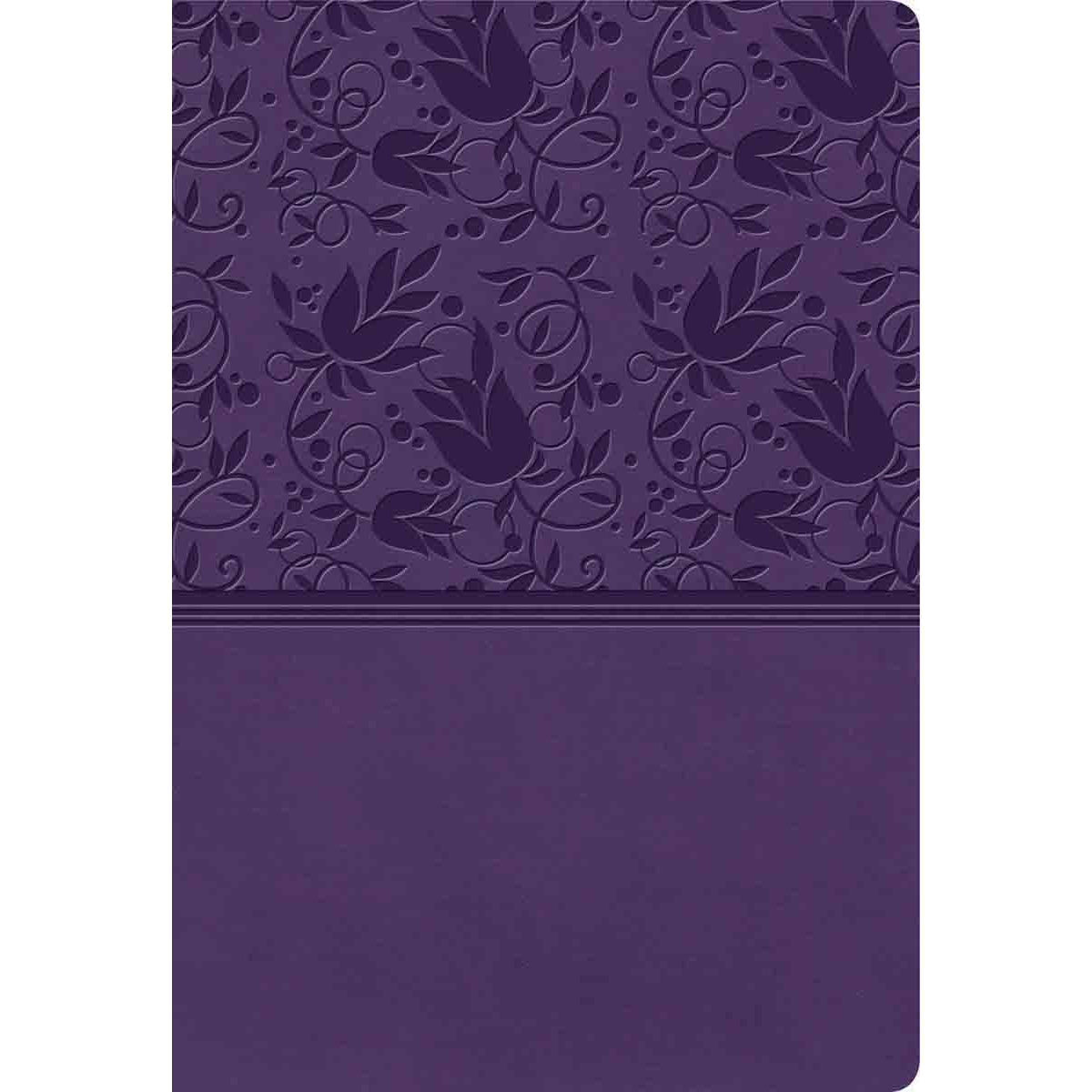 KJV Reference Bible Super Giant Print Purple (Imitation Leather)