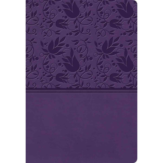KJV Reference Bible Super Giant Print Indexed Purple (Imitation Leather)