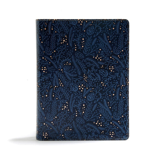CSB Study Bible Indexed Navy (Imitation Leather)