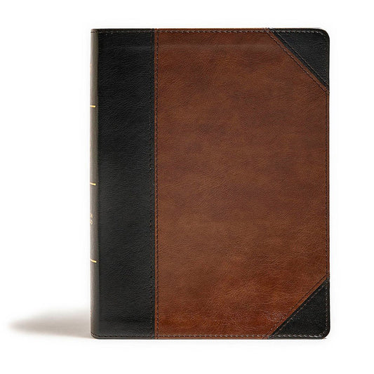 CSB Tony Evans Study Bible Black / Brown (Imitation Leather)