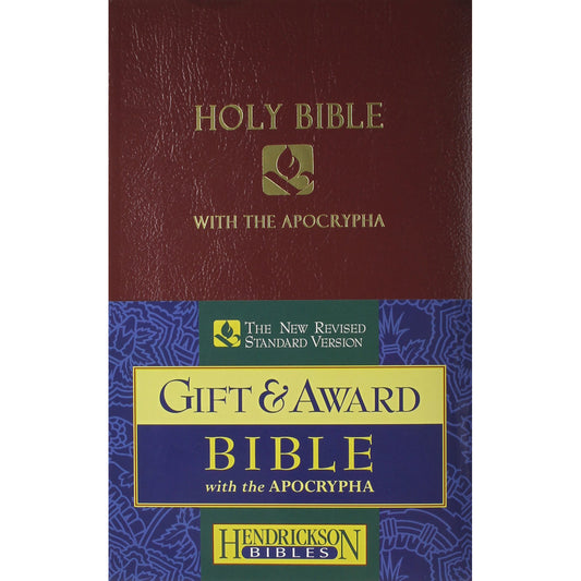 NRSV Gift & Award Bible With The Apocrypha, Burgundy (Imitation Leather)