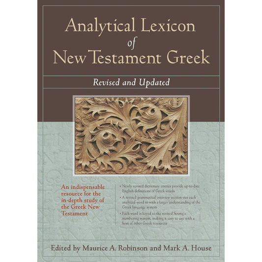 Analytical Lexicon Of New Testament Greek: Revised And Updated (Hardcover)