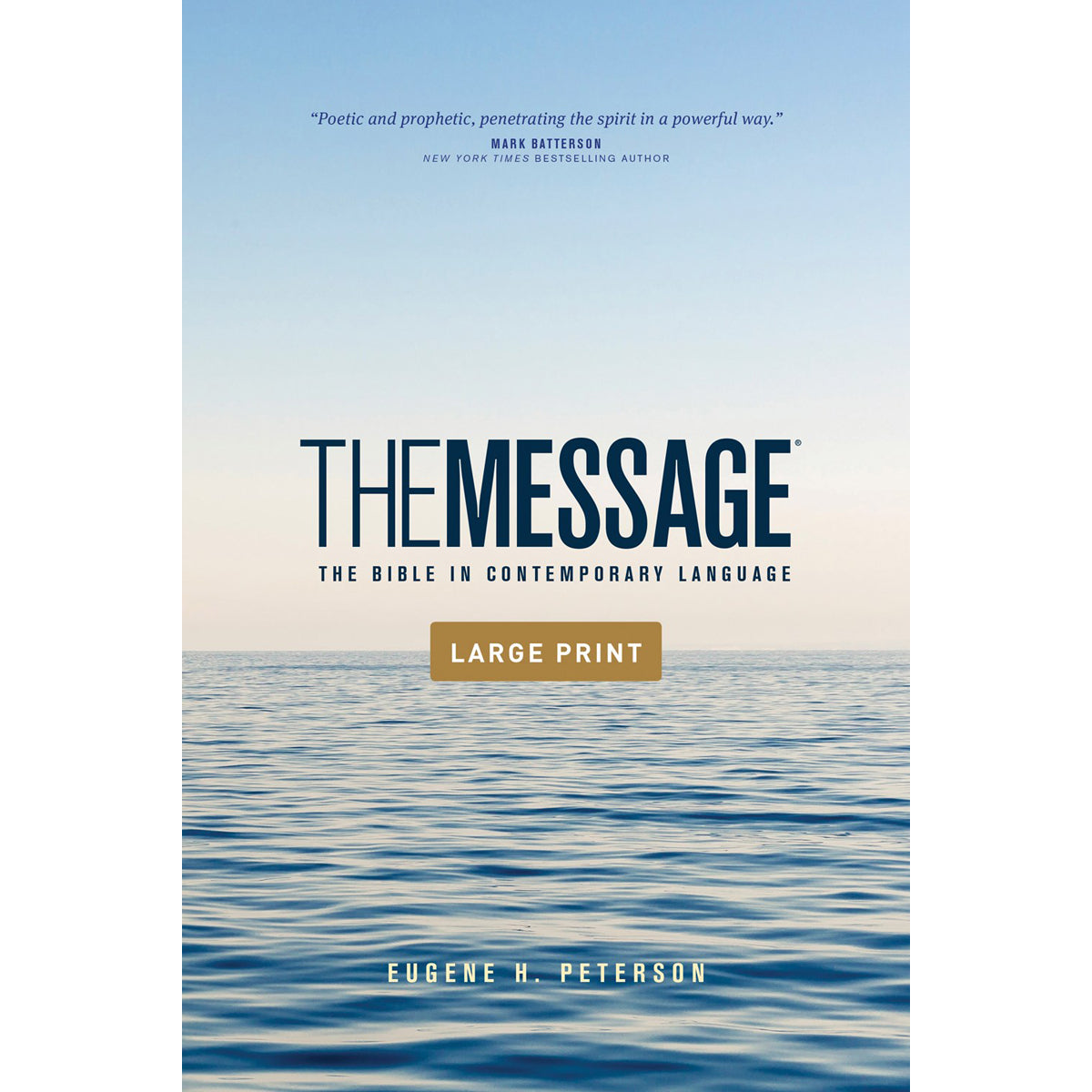 The Message Outreach Edition Large Print (Paperback)