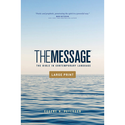 The Message Outreach Edition Large Print (Paperback)