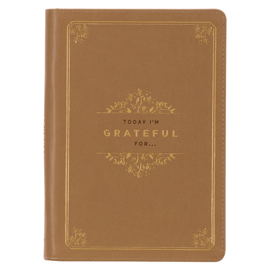 Today I'm Grateful For (Faux Leather Journal With Zipped Closure)