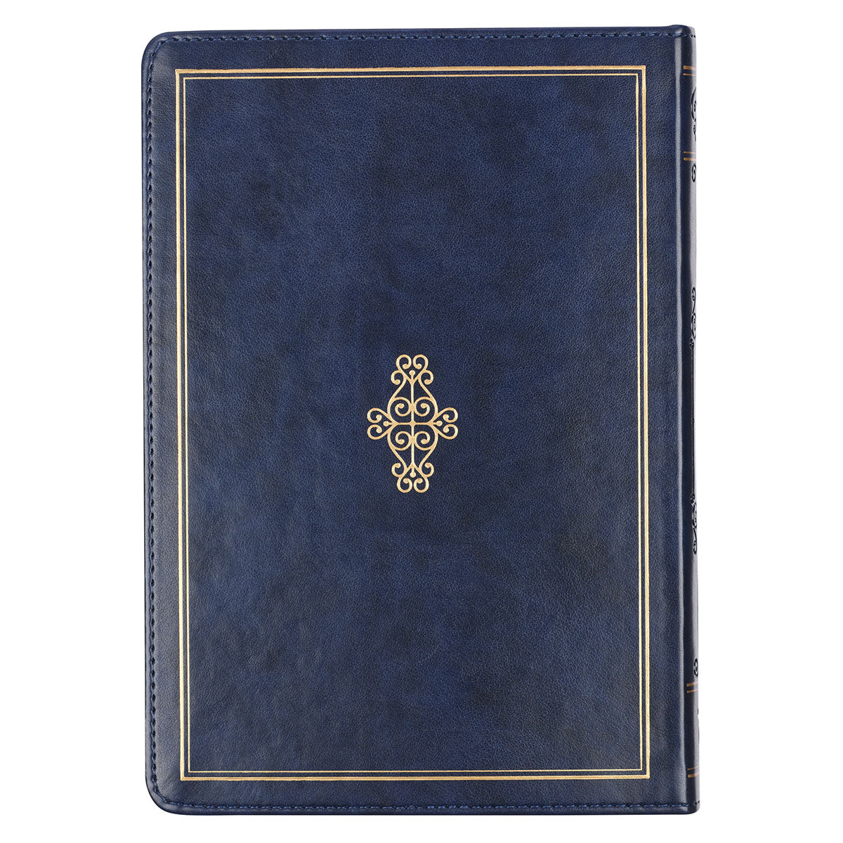 Trust In The Lord Navy (Faux Leather Journal)