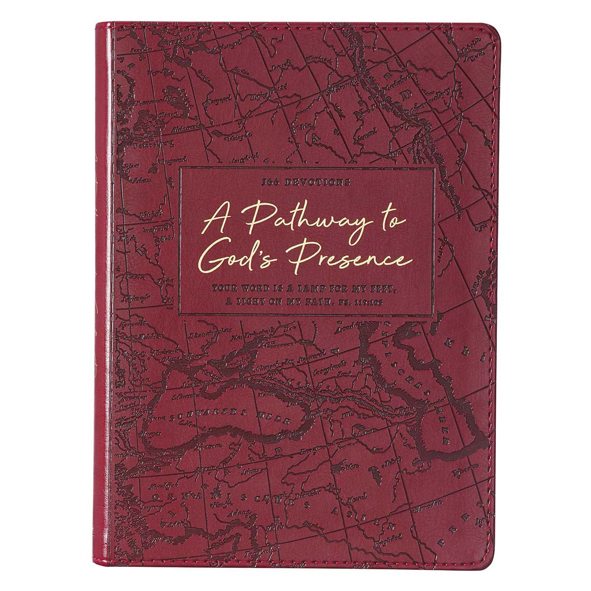 A Pathway To God's Presence Brown Faux Leather