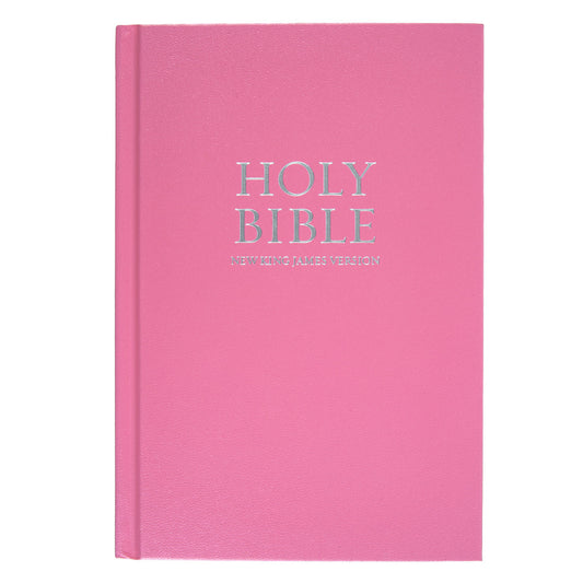 NKJV Pink Hardcover Bible