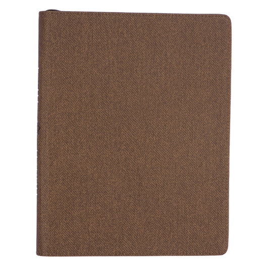 Baxter Undated Planner Large Premium Edition Brown (Durable Synthetic Fibre Flexcover With Zip)