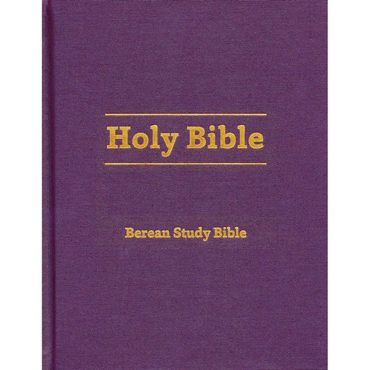 BSB Berean Study Bible Eggplant (Hardcover)