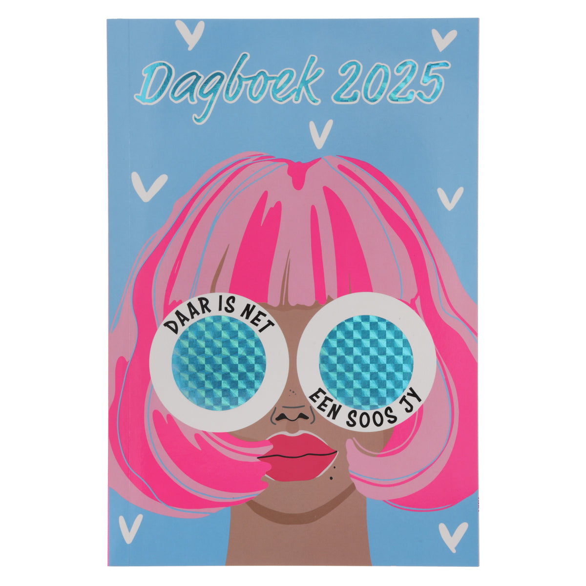 2025 Skooldagboek - Dagbeplanner - Daar Is Net Een Soos Jy - Blou Bril - Sagteband
